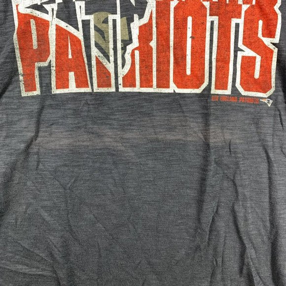 New England Patriots NFL 2XL 47 Brand Black T-Shirt Adult New Mens - Picture 2 of 9